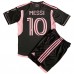 Inter Miami Lionel Messi #10 Replika Babykläder Borta matchkläder barn 2023-24 Korta ärmar (+ Korta byxor)